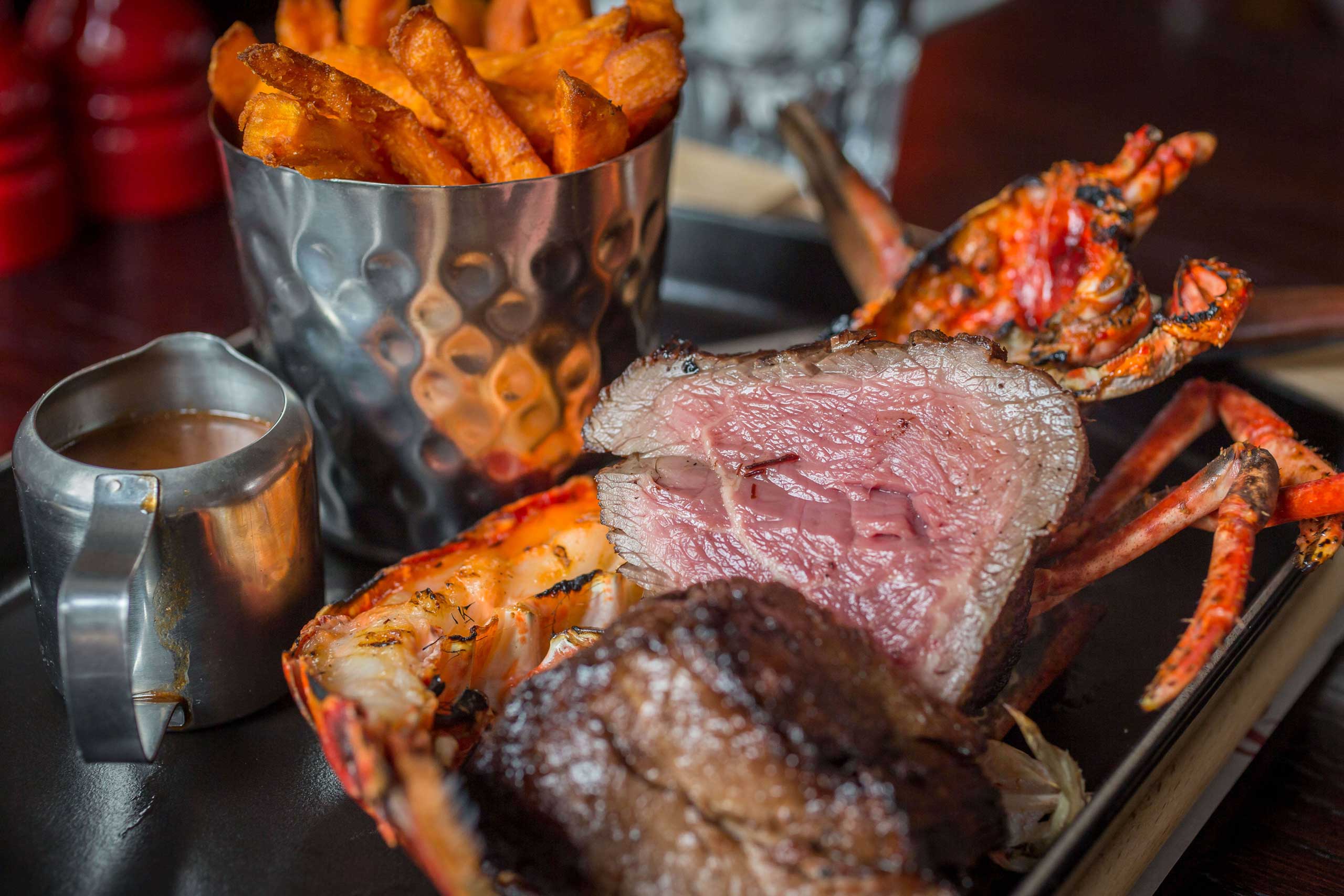 Home Beef and Lobster